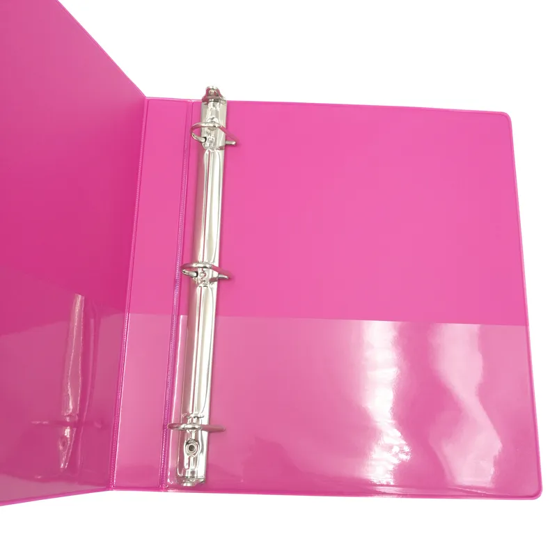 A4 Handmade Classified Paper File Folder 3o Document Folder Pink Durable Hardcover Clipboard Folder