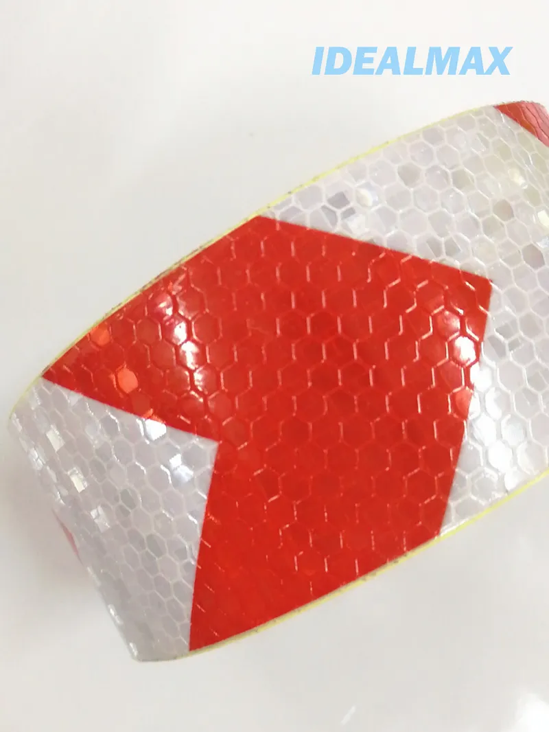 Reflective Tape for Vehicle Body, Truck Body Reflective Sticker Red and White