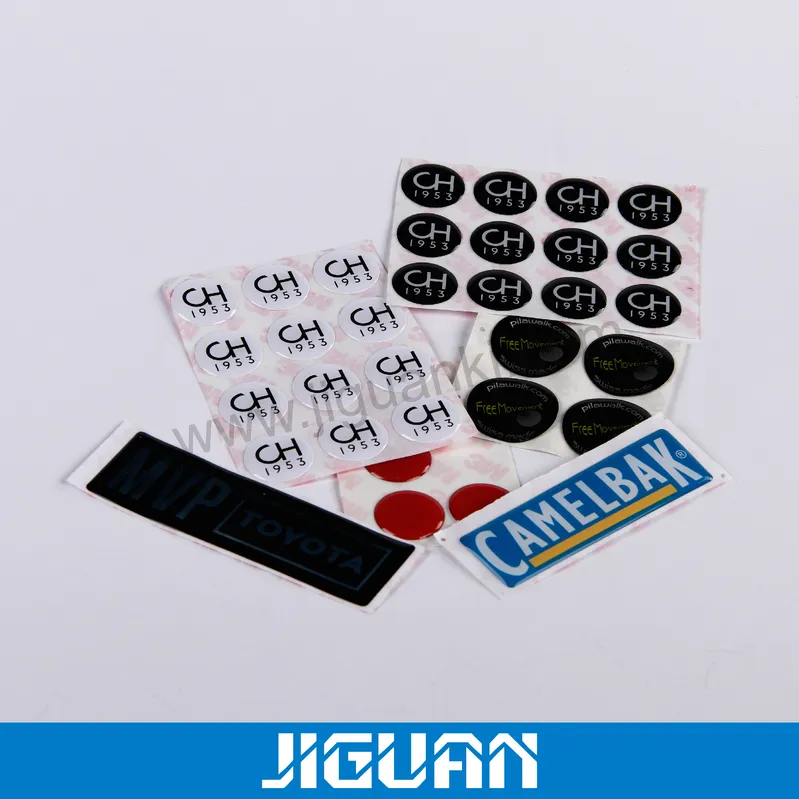 High Quality Transparent Self Adhesive Epoxy Resin Stickers