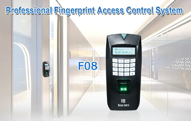 Fingerprint Access Control with Fingerprint Slave Reader Support-F08