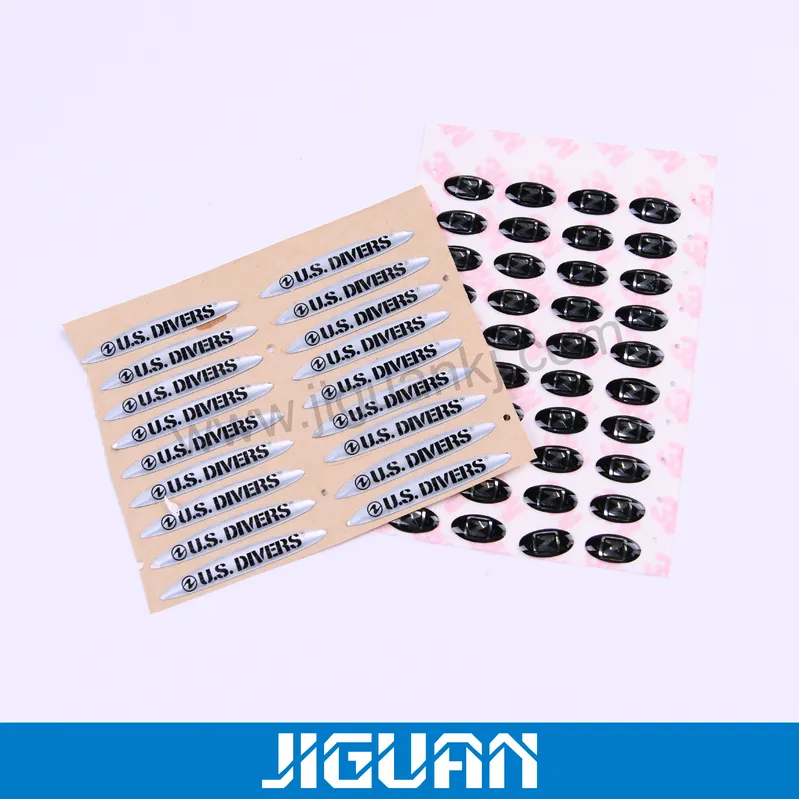 High Quality Transparent Self Adhesive Epoxy Resin Stickers