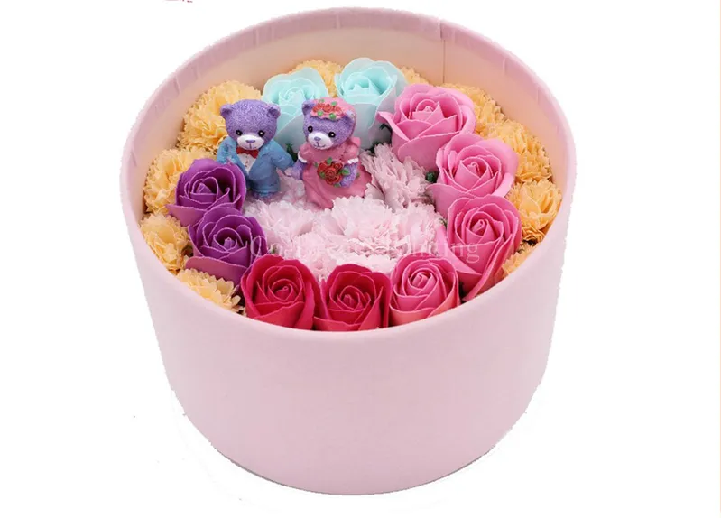 Customed Paper Flower Gift Box