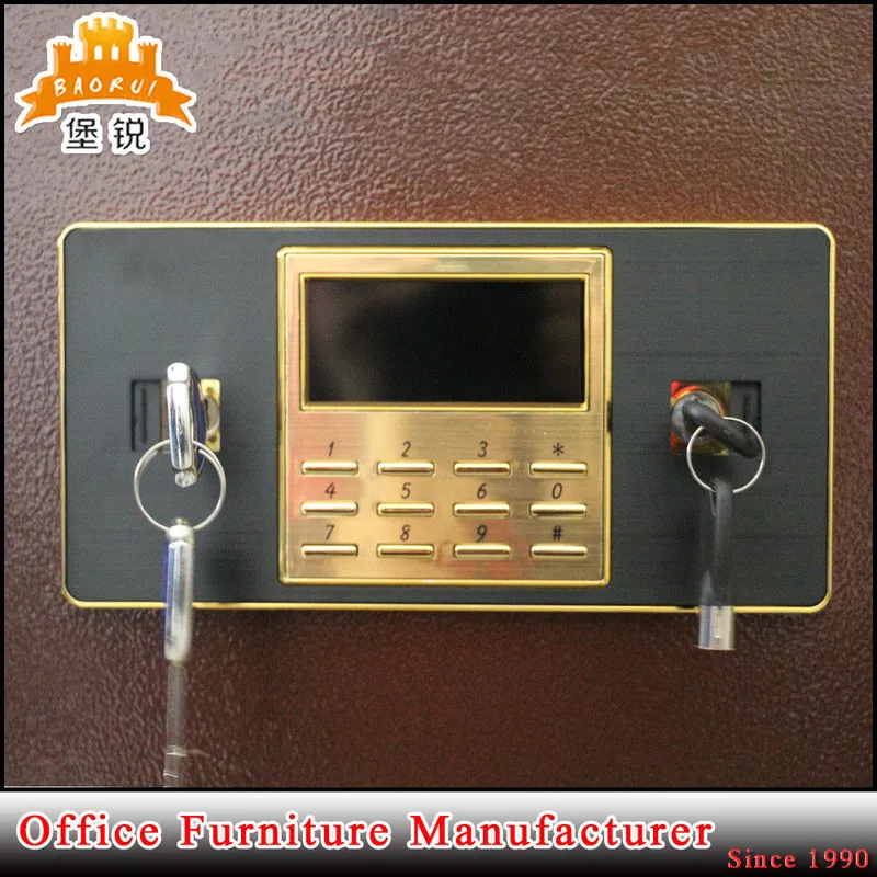 Home/Office/Hotel Use Safe Box with LCD Display and Alarm System