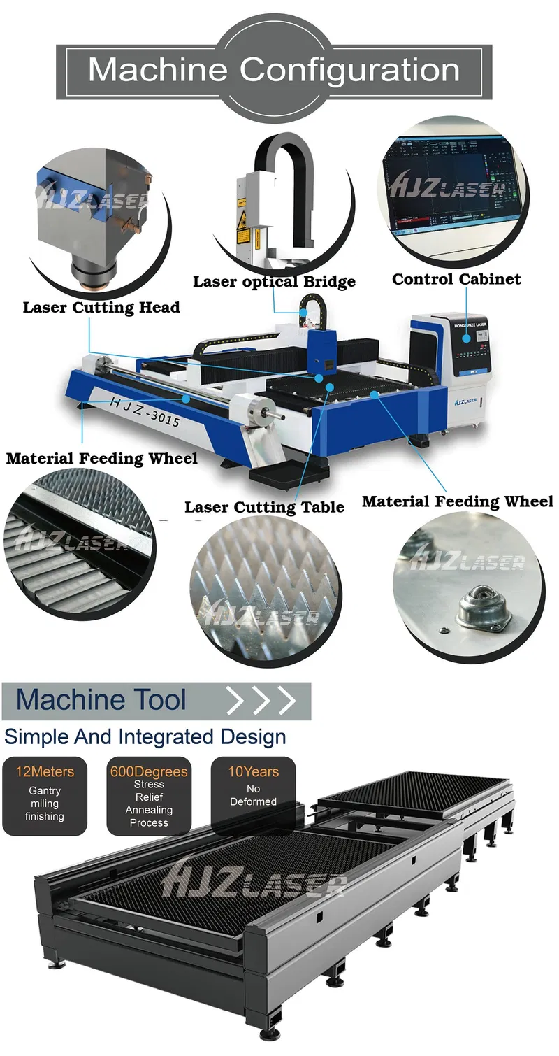 Automatic Feeding Metal Brass Iron Stainless Steel Square Round Tube Pipe Fiber Laser Cutting Machine