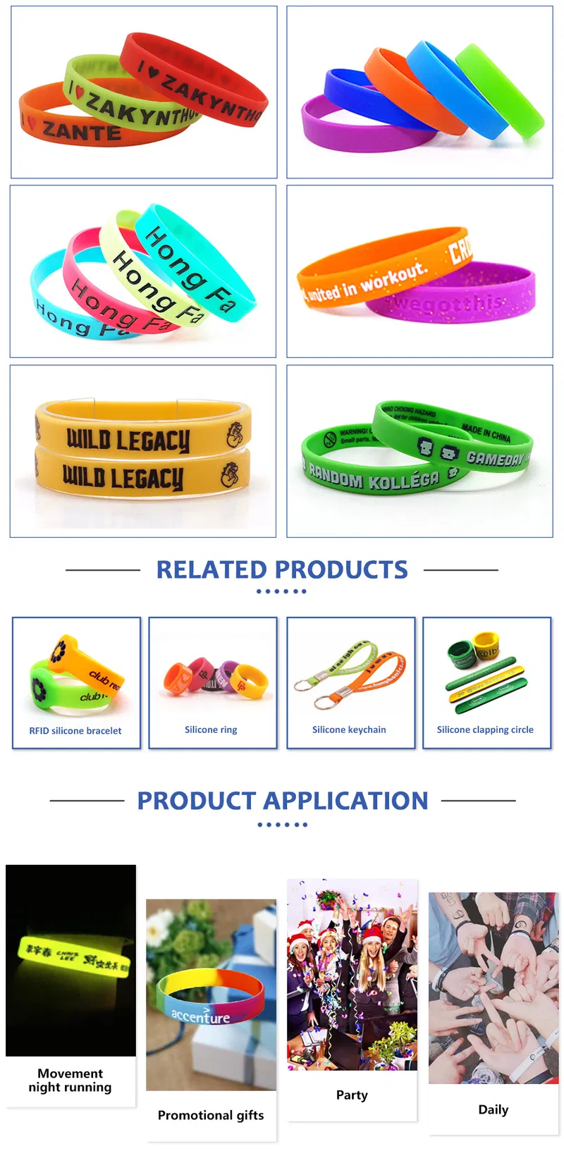 Customized Birthday Return Gifts Silicone Bracelet for Kids