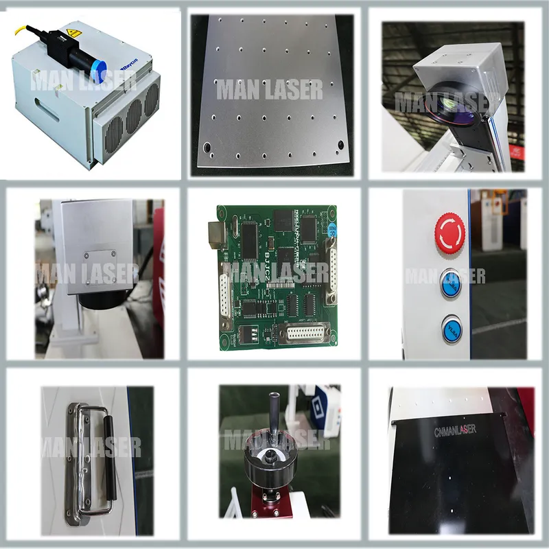 20W 30W 50W Metal Nonmetal Factory Price Fiber Laser Marker Marking Machine