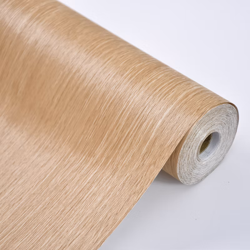 PVC Thick Self-Adhesive Wardrobe Stickers Waterproof Furniture Stickers Wood Grain Furniture Renovation Stickers