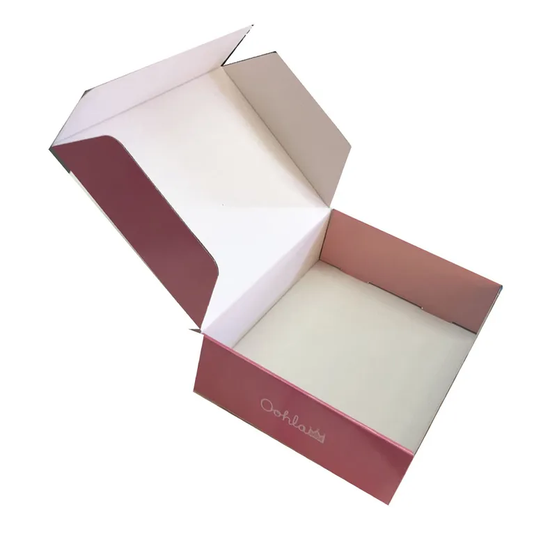 Custom Cardboard Garment Packaging Box for Clothes Corrugated Fancy Clothes T-Shirt Packaging Box