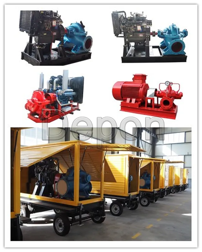 Municipal Sewage Pump High Discharge Drainage Pump