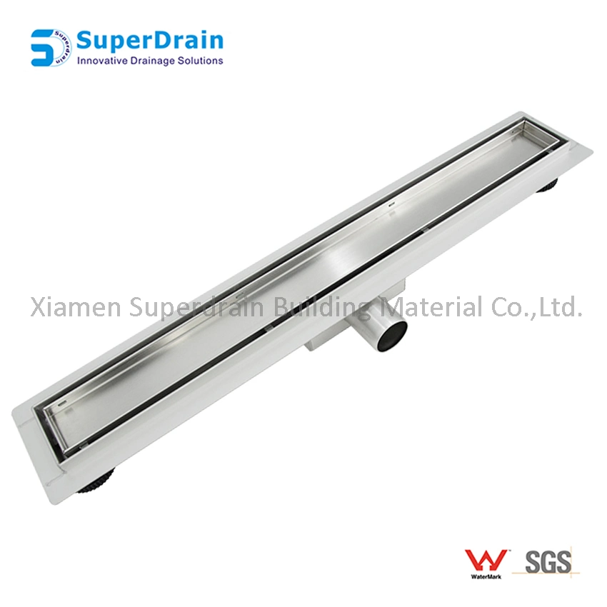 Anti Odor Anti Insec 304/316 Stainless Steel Universal Linear Bathroom Shower Invisible Floor Drain Tile Insert