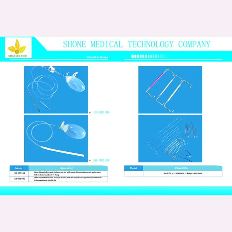 Surgical Wound Drainage Reservoir Drainage System