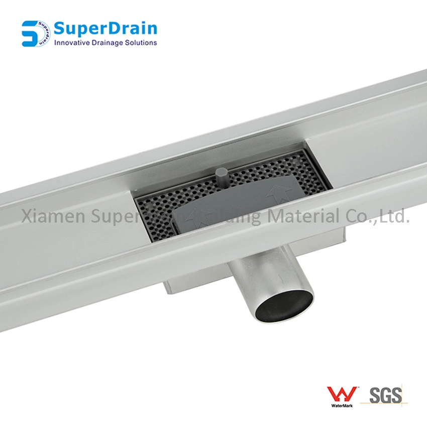 Anti Odor Anti Insec 304/316 Stainless Steel Universal Linear Bathroom Shower Invisible Floor Drain Tile Insert