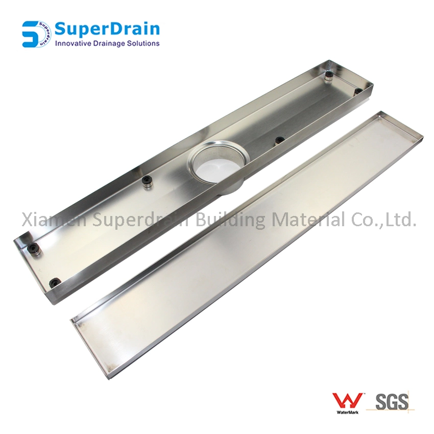 Hot Floor Drain Stainless Steel Shower Floor Drain Coverwith Tile Insert OEM / ODM