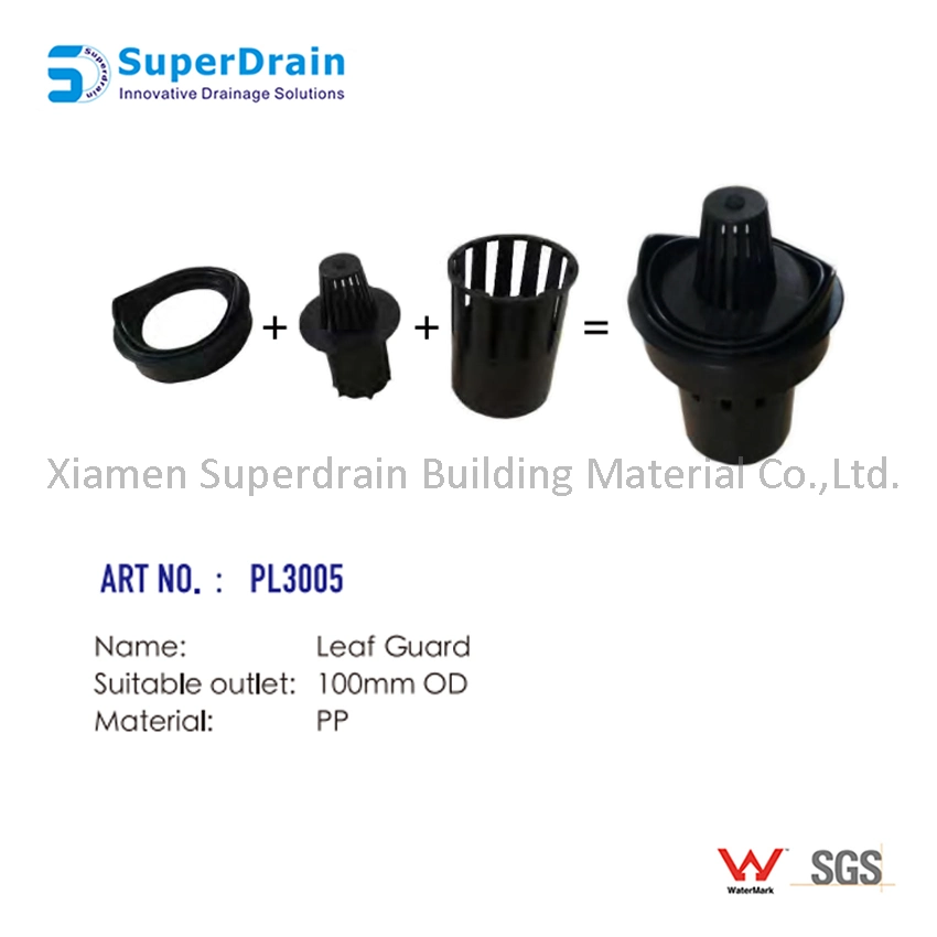 Sdrain PVC Floor Drain System Road Drainage Pipe Grate