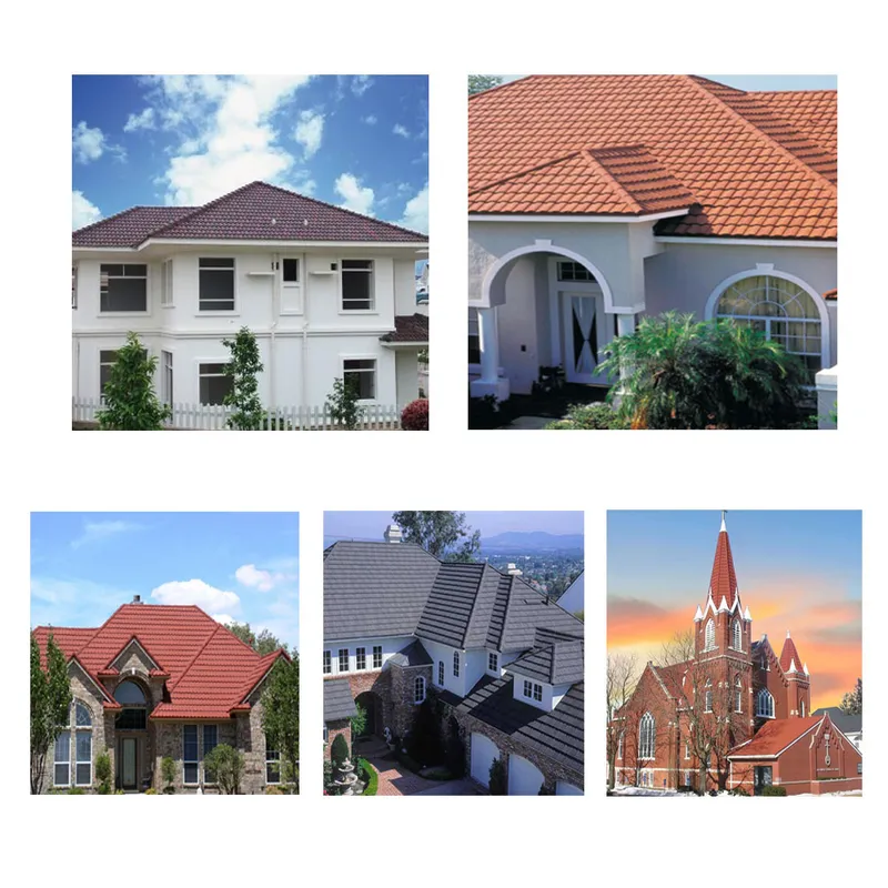 Galvanized Metal Sheet Roof Stone Coated Tile Shingle Tile