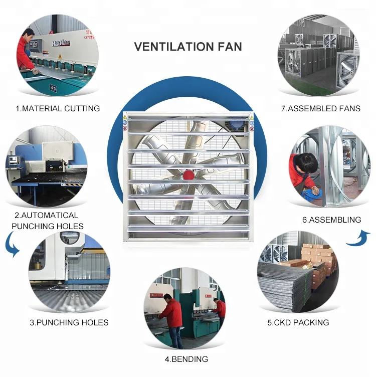 Lower Noise Broiler House Ventilating Exhaust Fan/Cooling Fan