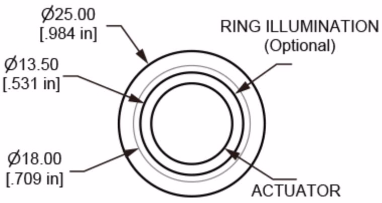 Light LED Push Button Switch Latching Normal Open