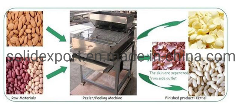 Wet Wet Peeling Machine for Peanut Soya/Almond Peeling