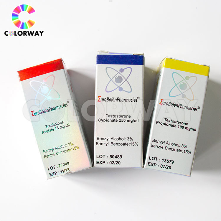 Folding Reasonable Price Recycling Paper Medicine Package Customized Paper Vial Boxes