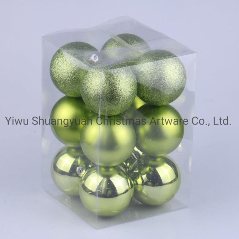 Green Christmas Balls Christmas Balls Ornaments Plastic Christmas Balls