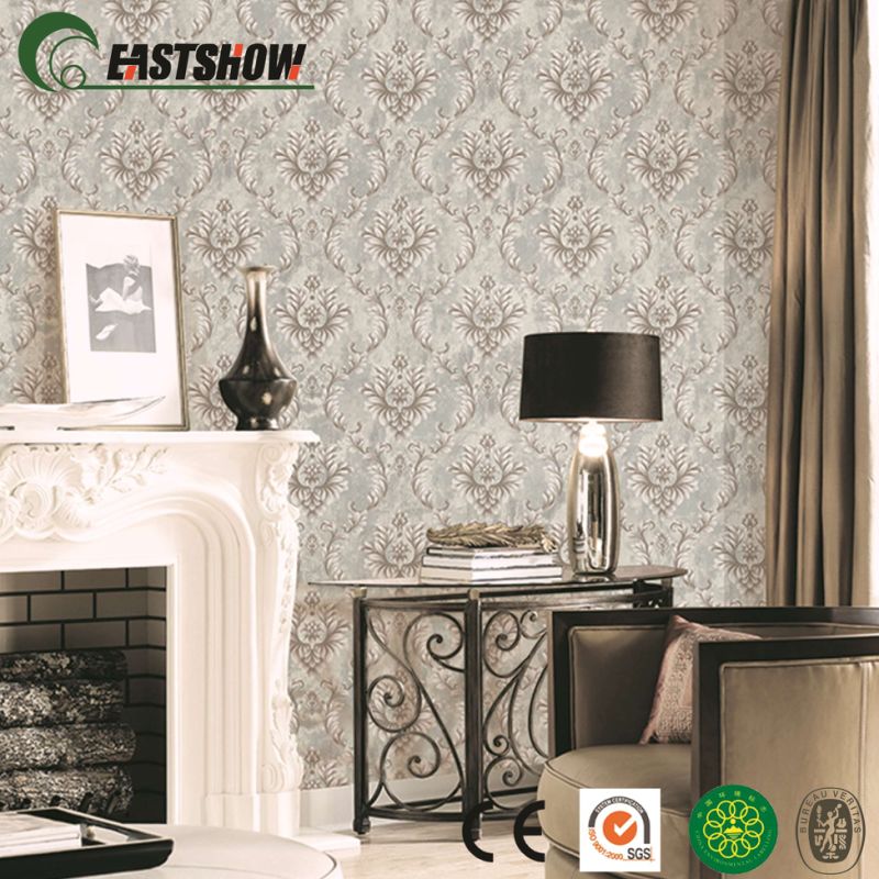 Luxury Damascus Pattern Wall Paper for Home Wall