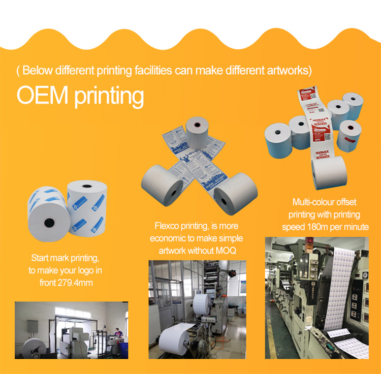 Hot Selling NCR Paper Roll 70*100mm Sheets Jumbo Roll Carbonless Paper