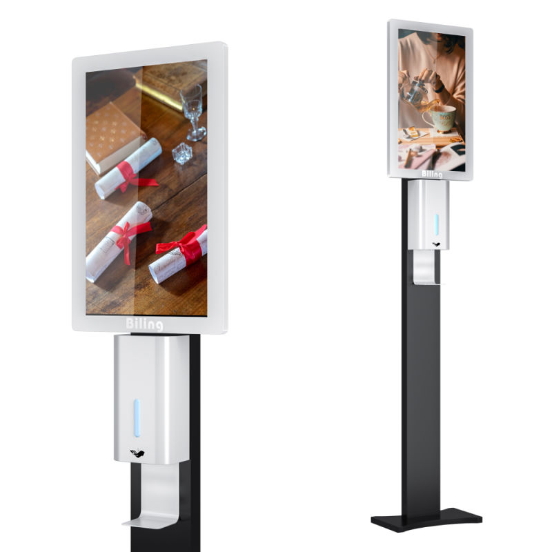 Touchless Automatic Alcohol Hand Sanitizer Dispenser Digital Signage