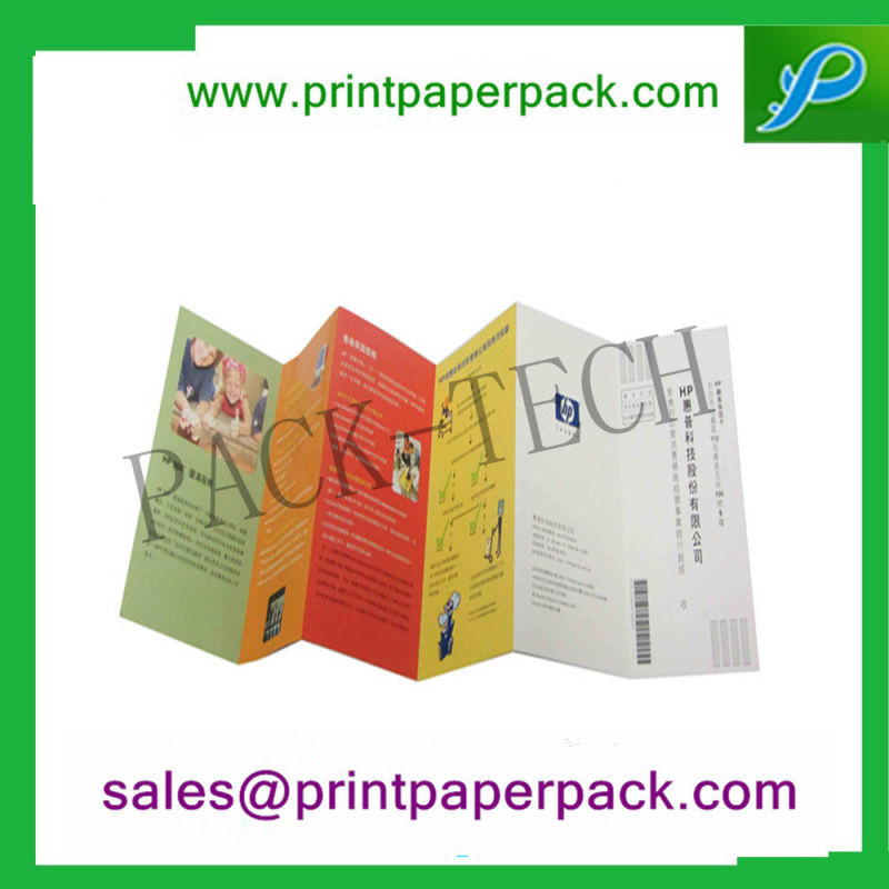 Colorful Art Paper Folding Paper Brochure