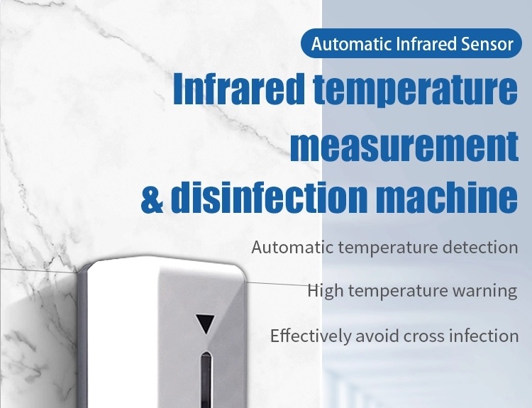 Thermal Imaging Temperature Device with Automatic Dispenser
