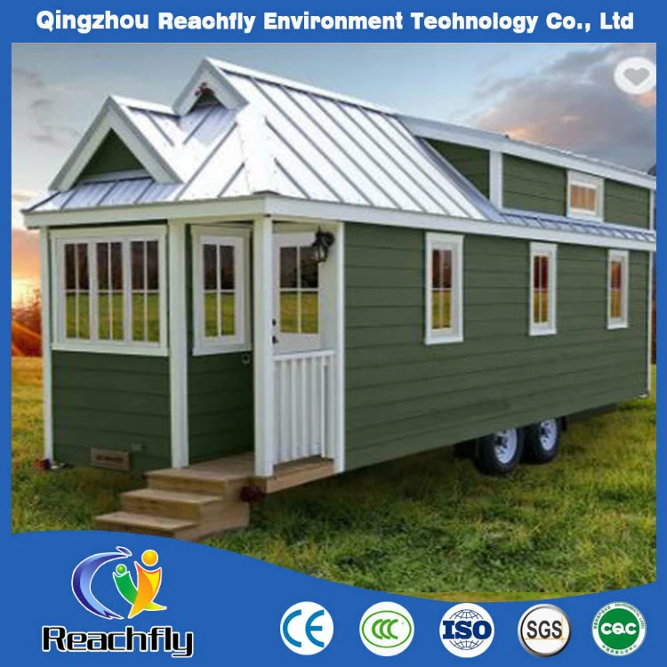 Mobile Tiny House Trailer House with Decking /Trailer