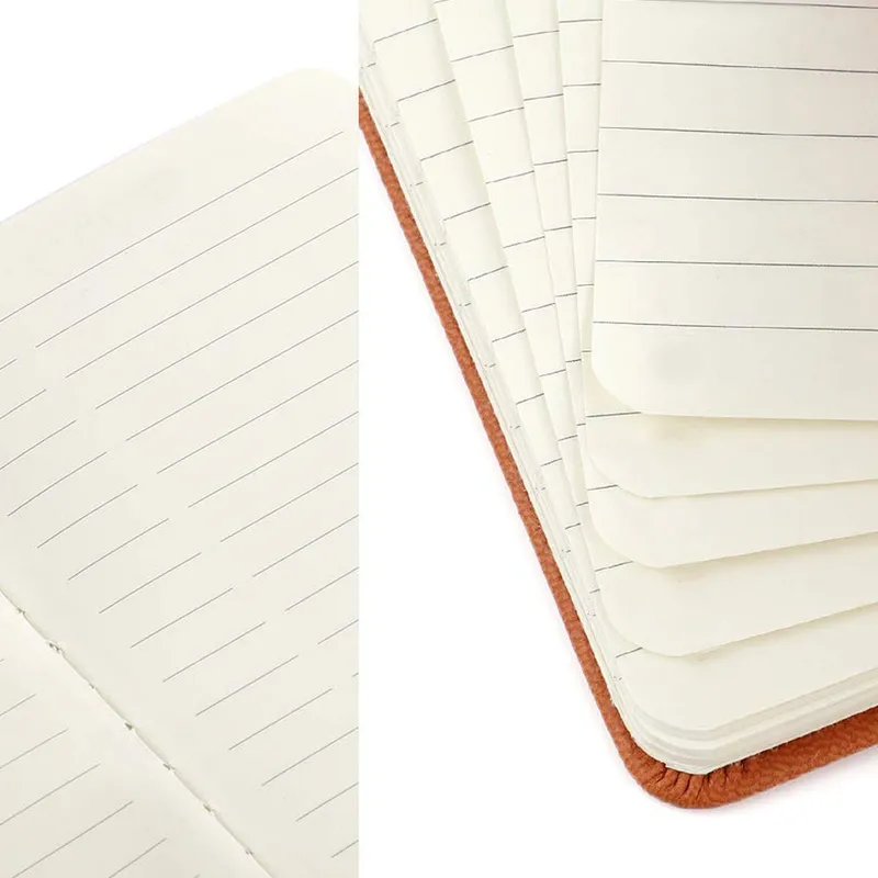 Soft Cover A6 PU Leather Small Notebook with Logo