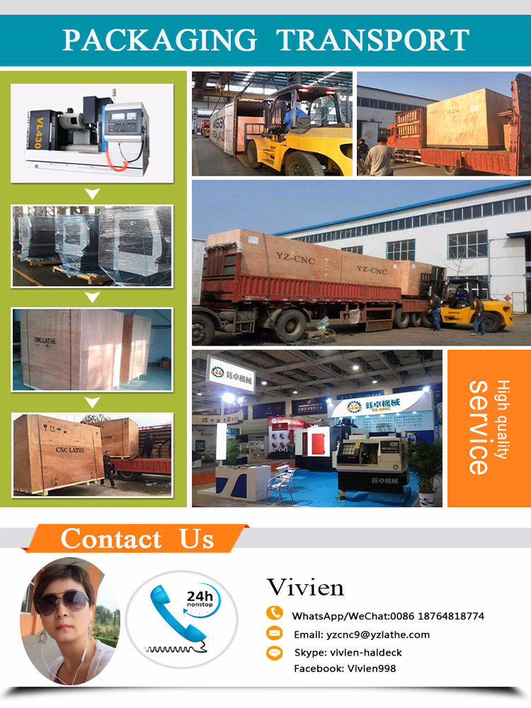 with 4th Axis Mini CNC Vertical Machining Turning Center