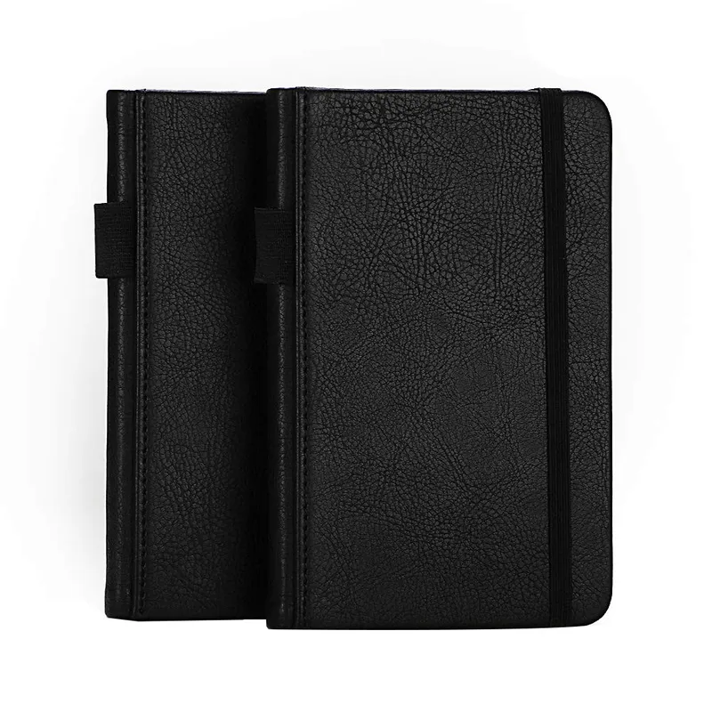 Soft Cover A6 PU Leather Small Notebook with Logo