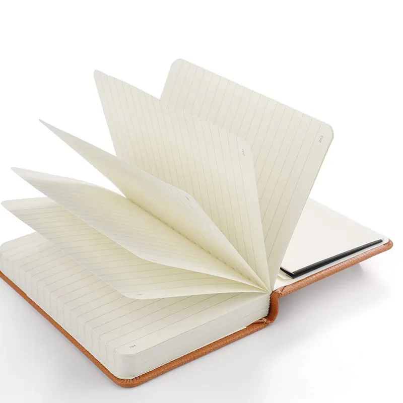 Soft Cover A6 PU Leather Small Notebook with Logo