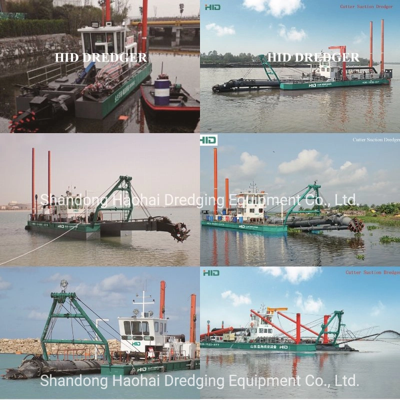 HID Brand Reliable Hydraulic Dredger Boats/River Sand Digging Machine