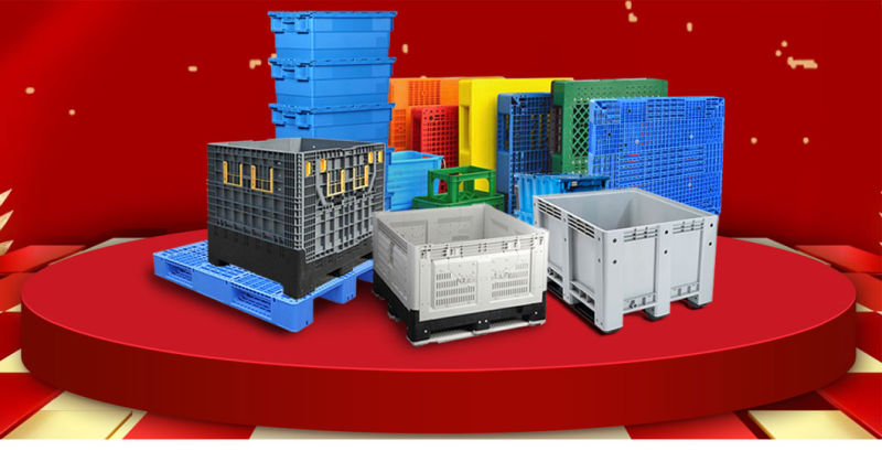 1200*1000 Heavy Duty Rackable Industry HDPE Euro Plastic Pallet