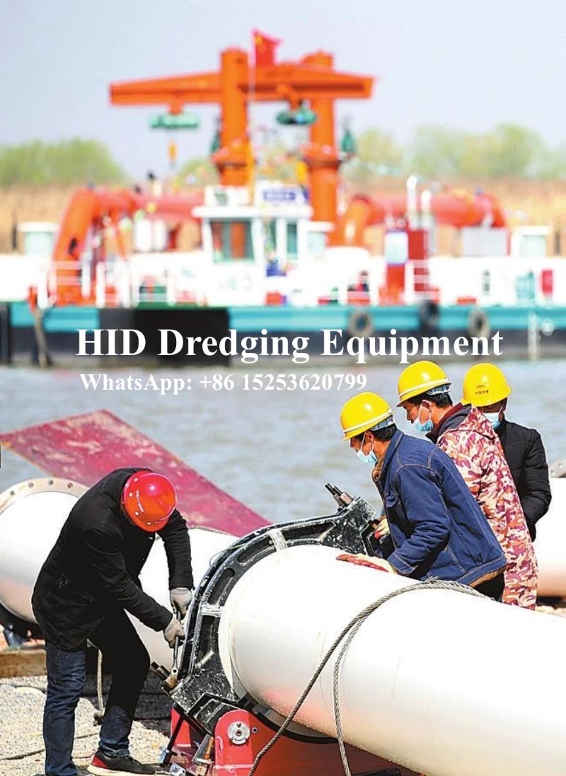 HID Brand Reliable Hydraulic Dredger Boats/River Sand Digging Machine