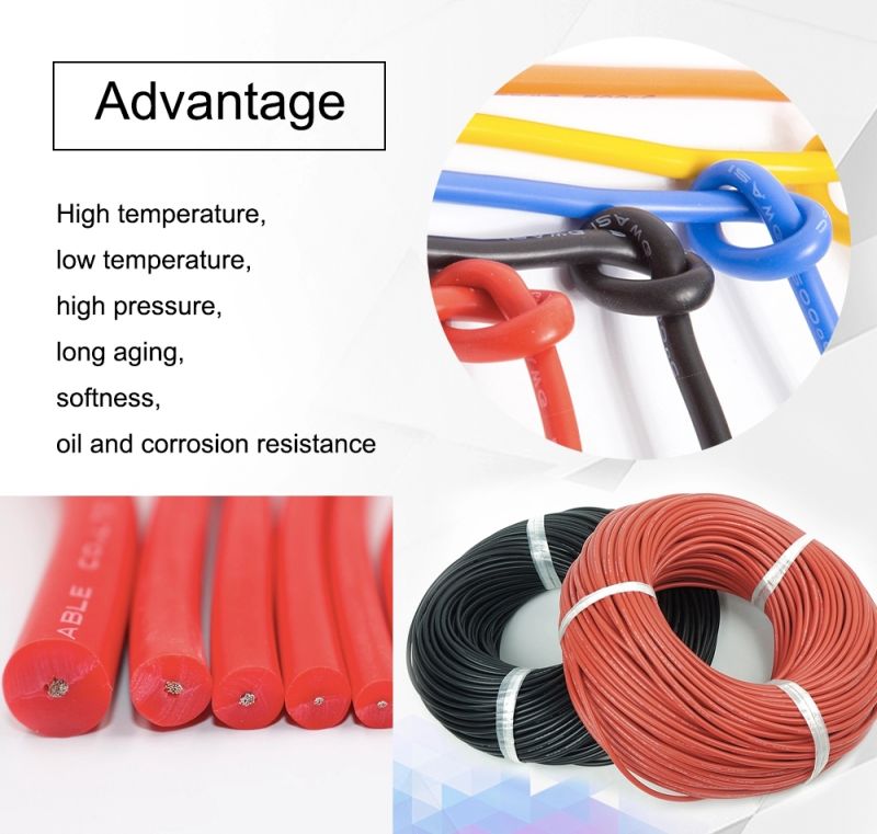 Insulation High Temperature 3 Core Electric Cable