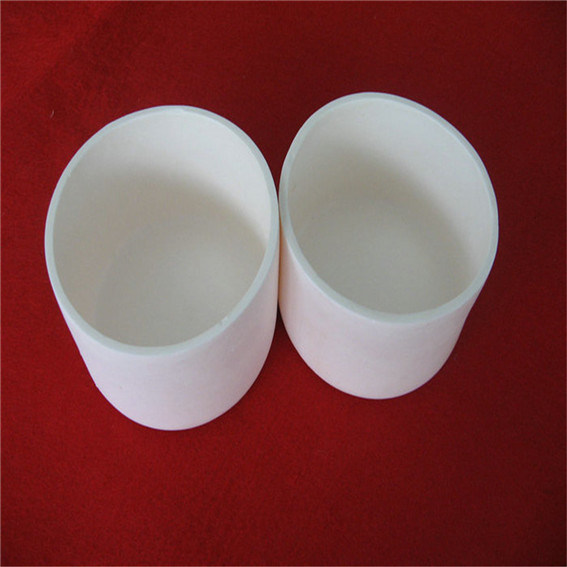 99.5% Al2O3 Alumina Ceramic Boat Crucible with Lid Cover