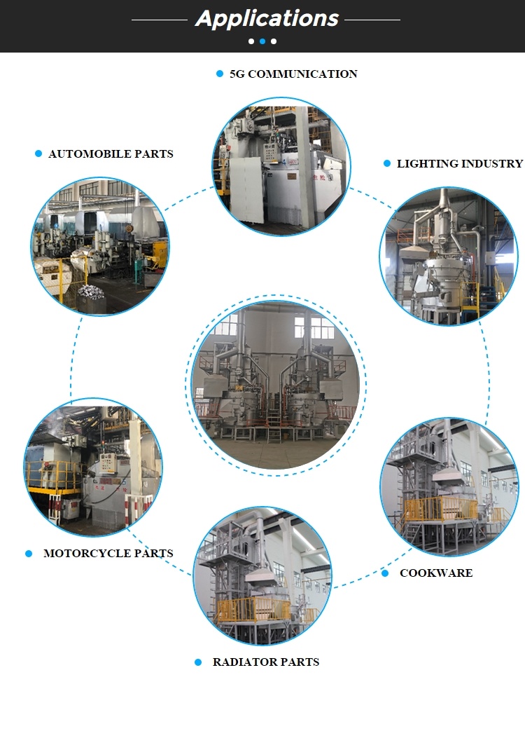 100kg Gas Crucible Melting Furnace for Aluminum Die Casting Machine