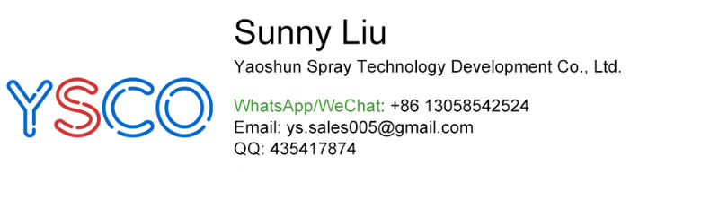 Ys Siphon Air Atomization Spray Nozzle Anti-Drip Siphon Air Atomizing Nozzle