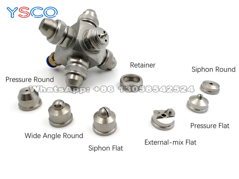 Ys Cluster Type Five Spray Air Atomizing Nozzles