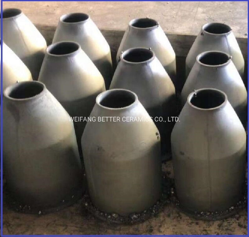 Price of silicon carbide nozzle high temperture resistance sisic burner tube