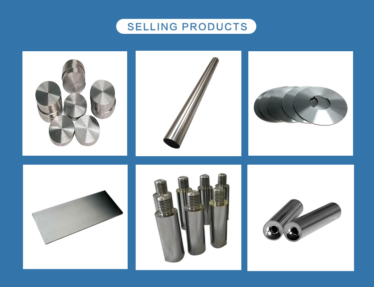 Evaporation Materials W Crucible Pure Metal Tungsten Crucible for Coating