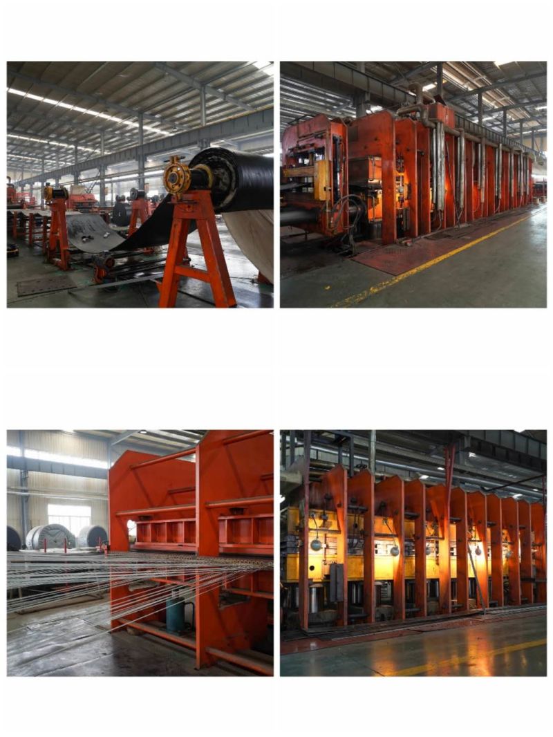 Xe Crossing Rubber Conveyor Belt Heat Resistant for Cement