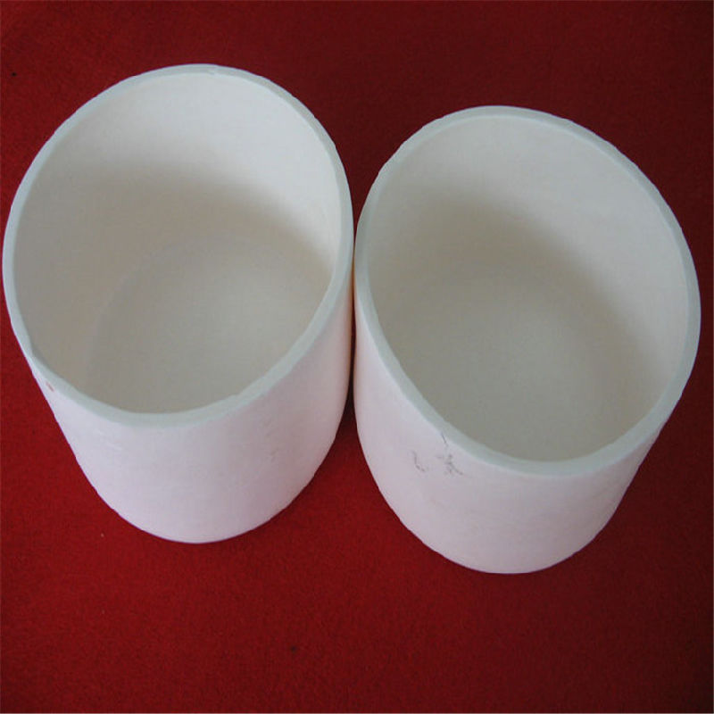 99.5% Al2O3 Alumina Ceramic Boat Crucible with Lid Cover