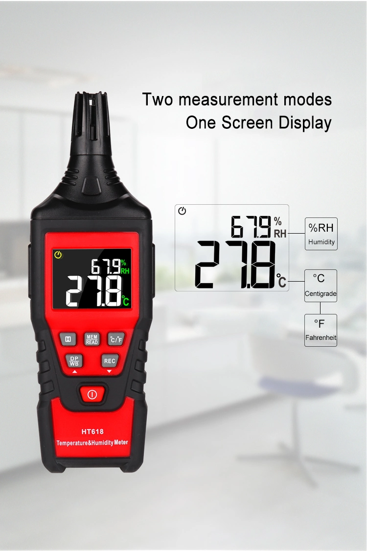 High Precision Sensor Temperature and Humidity Meter Hygrometer
