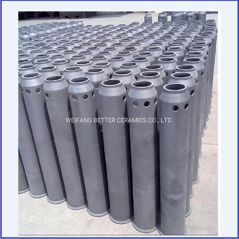 Good quality SISIC burner silicon carbide  burner tube manufacturer