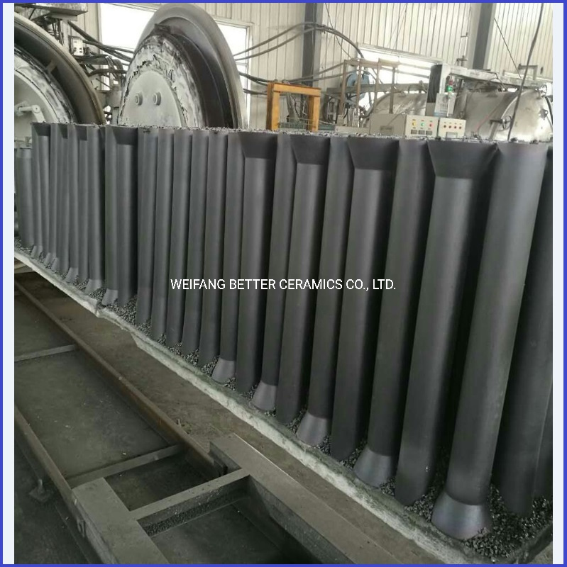 SISIC Silicon Carbide Burner Tubes For Kiln