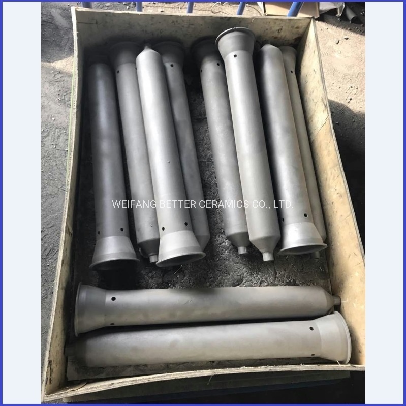 Good quality SISIC burner silicon carbide  burner tube manufacturer